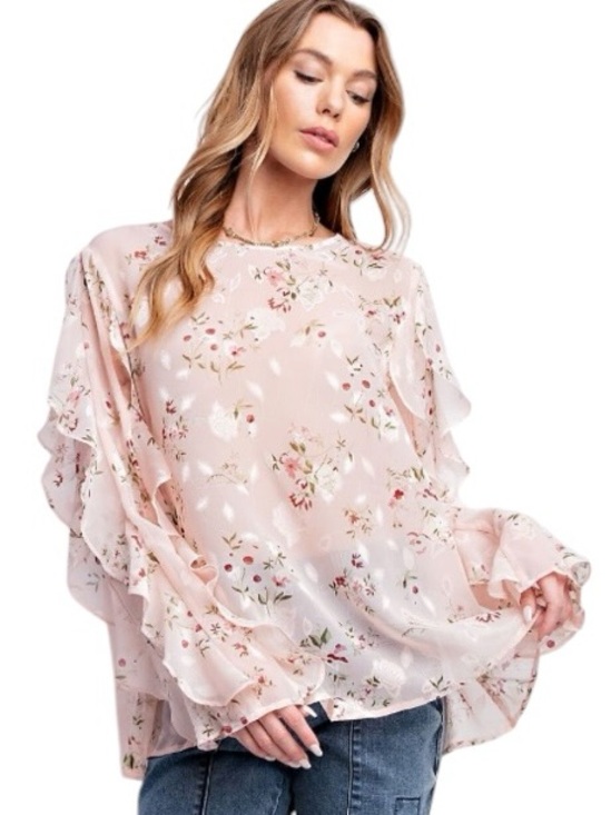 easel Tops - 363:  EASEL NWT TOP BLUSH (H16)